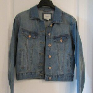Forever 21 Blue Premium Denim Jacket Size Small Cotton/Polyester